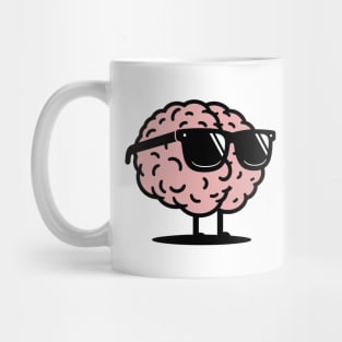 Brain Wearing Sunglasses Mug